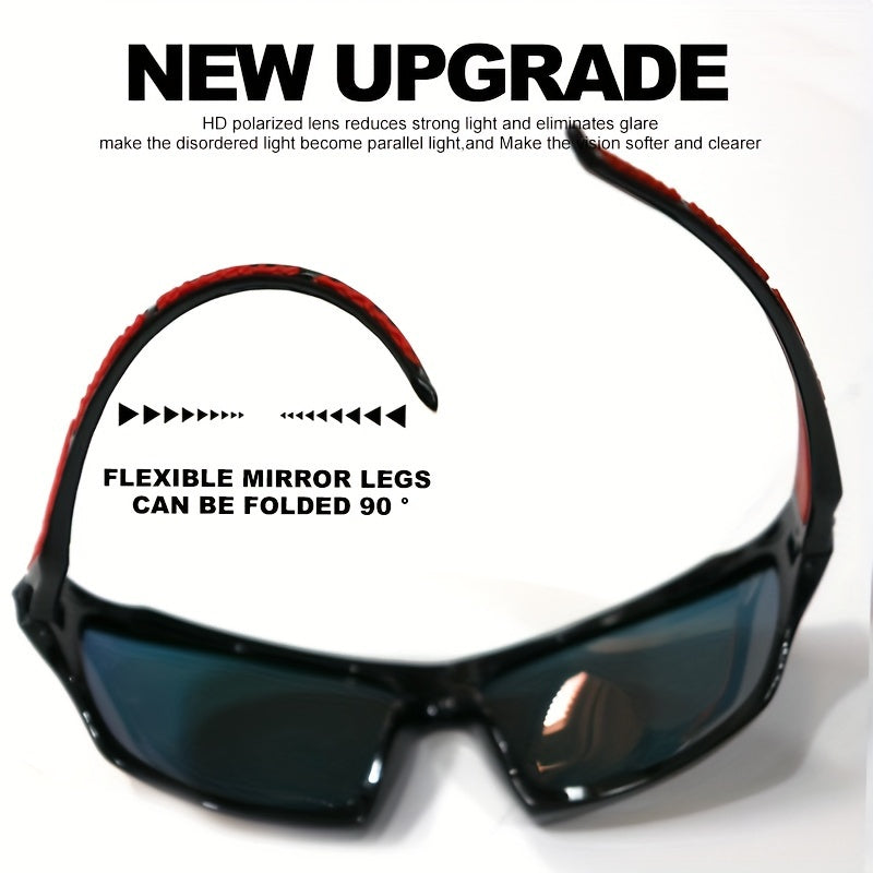 1/3pcs Polarized Sports Glasses With Color Changing Lens For Outdoor Activities Such As Fishing, Biking, Hiking, Running, And Driving. Windproof Unisex Anti-Glare Glasses.