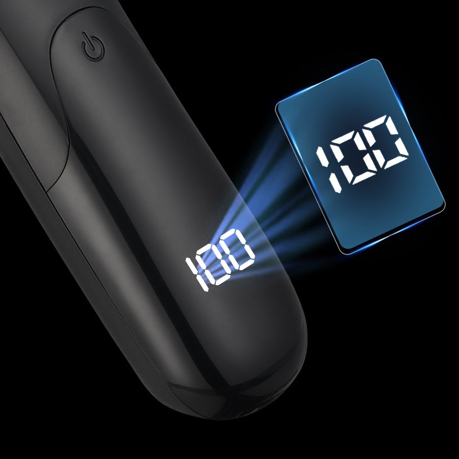 1pc Men Body Trimmer, Electric Shaver, Electric Inguinal And Pubic Hair Trimmer, Ceramic Blade Male Hygiene Shaver Trimmer, Full Body Beauty