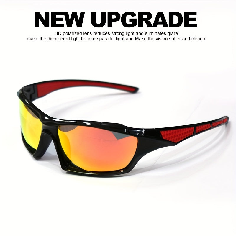 1/3pcs Polarized Sports Glasses With Color Changing Lens For Outdoor Activities Such As Fishing, Biking, Hiking, Running, And Driving. Windproof Unisex Anti-Glare Glasses.