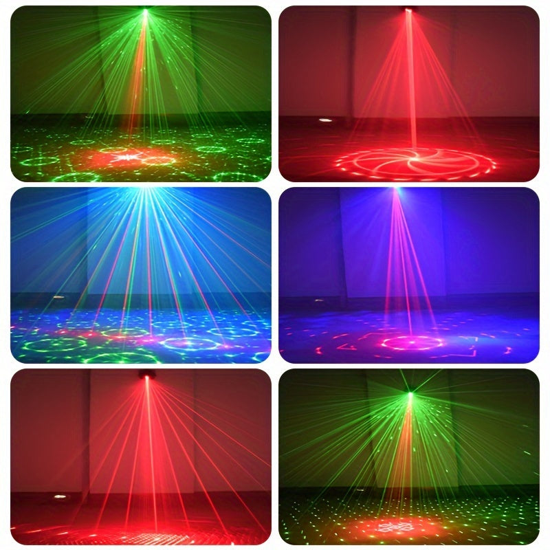 Party Lights DJ Disco Lights, Disco Ball RGB Sound-controlled LED Strobe Lights, Flashlights, Projectors, And Remote Control For Home Gatherings, Parties.