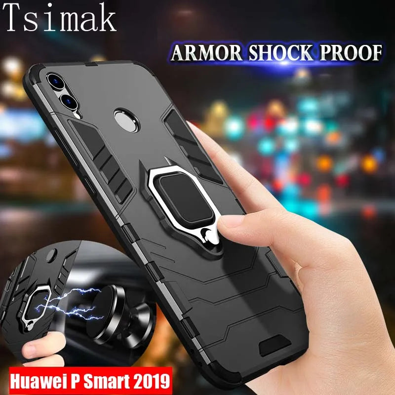 Armor Case For Huawei P Smart Plus 2019 2021 2020 Y5P Y6P Y7P Y8P Y7A Y9A Nova 5T 3 3i P20 P30 Pro P40 Lite E Phone Cover Coque