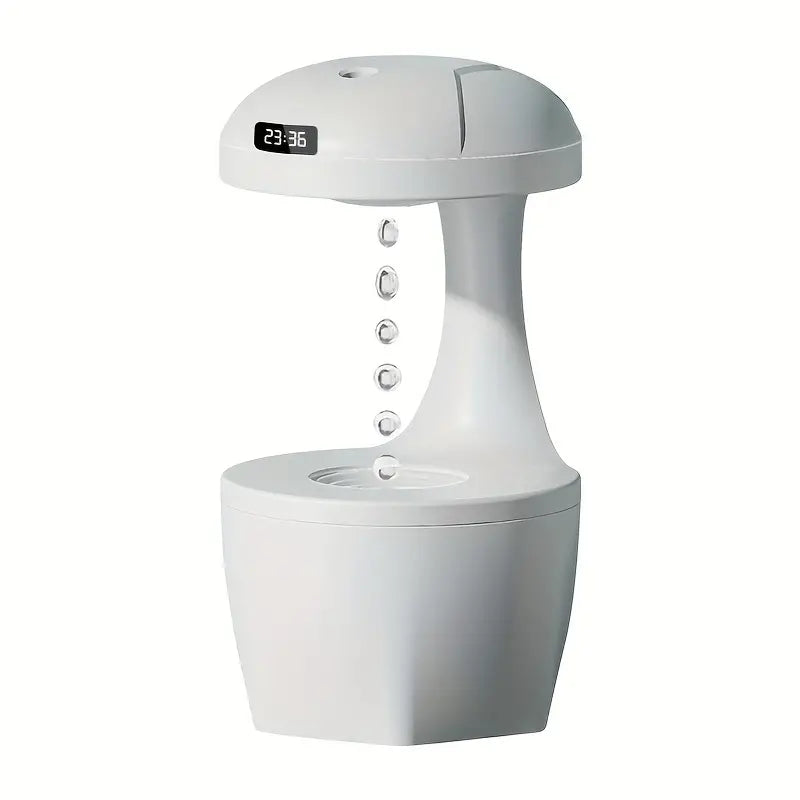 Umidificador de Ar Efeito Anti gravidade , Purificador de ar ultrassônico com luz, Difusor de água suspenso, Novo, 800ml, 2024