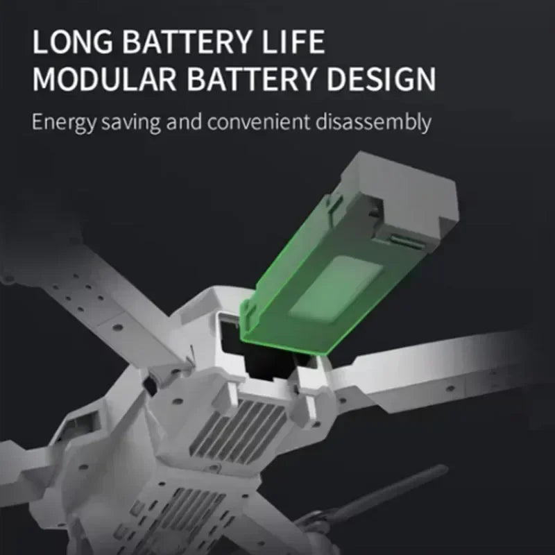 Professinal 4K Drone With 1080P Wide Angle HD Camera Foldable Helicopter WIFI FPV Height Hold Gift Toy