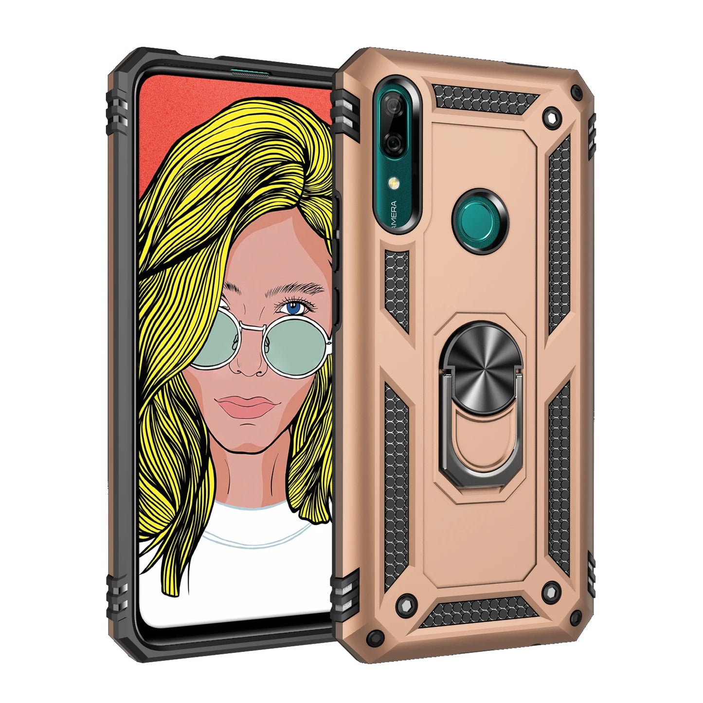 Armor Magnet Car Ring Case For Huawei Mate 20 30 P20 P30 P40 Pro Lite and others.