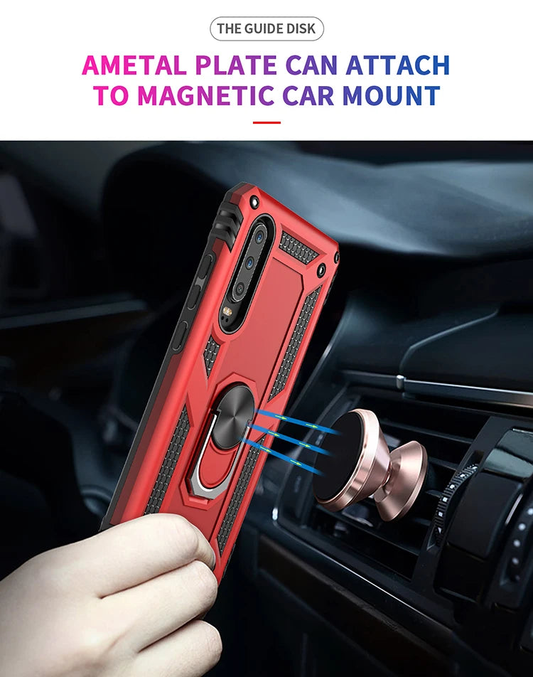 Military Grade Drop Proof Protection Cover With Kickstand For Huawei P20 P30 P40 Pro Lite P Smart 2019 Cover