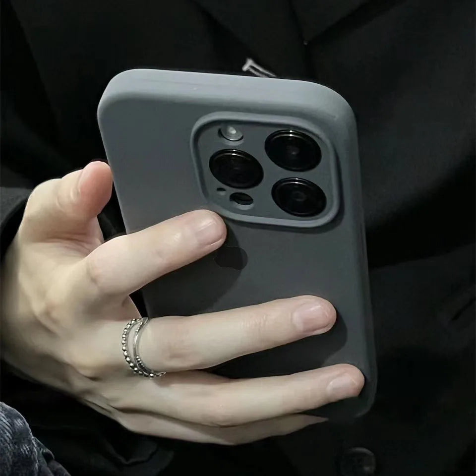 Original Liquid Silicone Phone Case for iPhone 15 14 13 12 11 Pro Max Apple Cases for iPhone 13 11 12 14 15 Plus Full Logo Cover