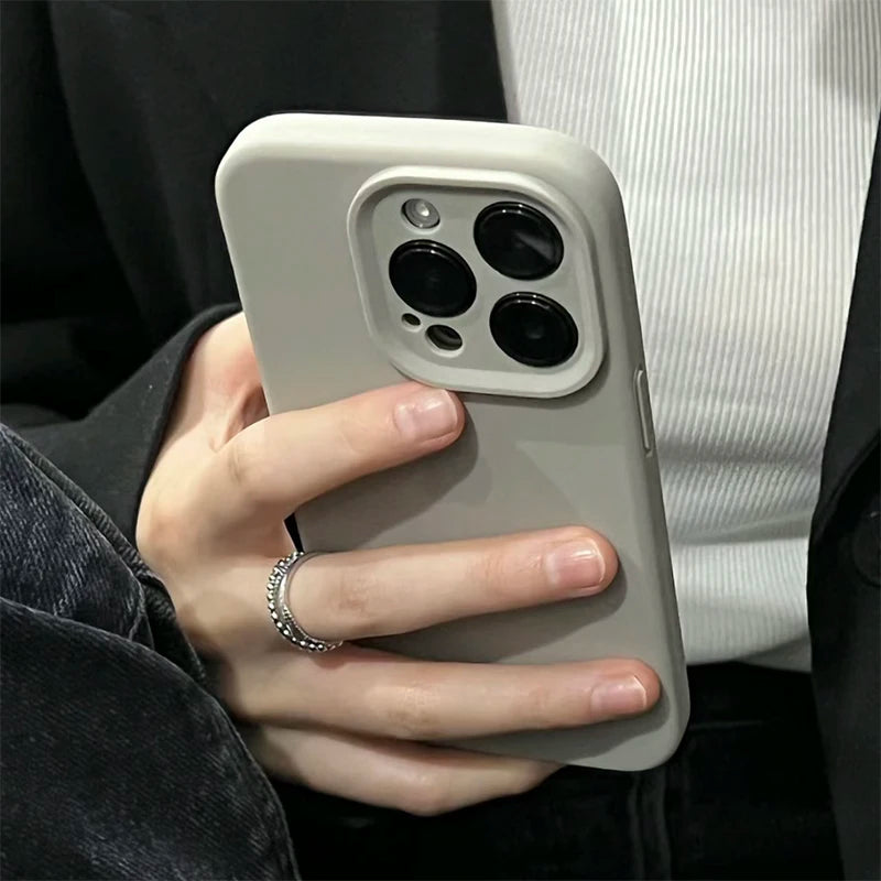 Original Liquid Silicone Phone Case for iPhone 15 14 13 12 11 Pro Max Apple Cases for iPhone 13 11 12 14 15 Plus Full Logo Cover