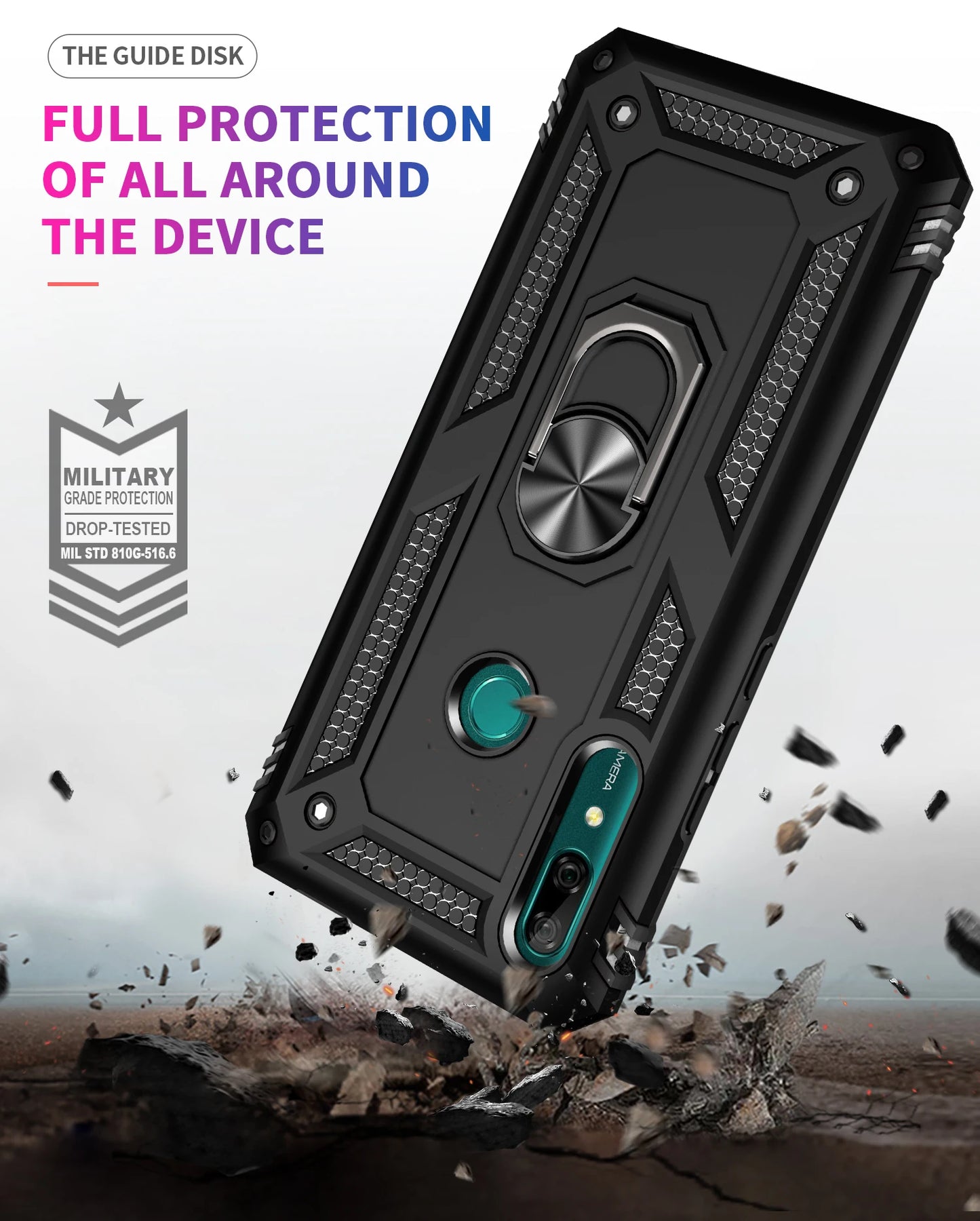 Armor Magnet Car Ring Case For Huawei Mate 20 30 P20 P30 P40 Pro Lite and others.