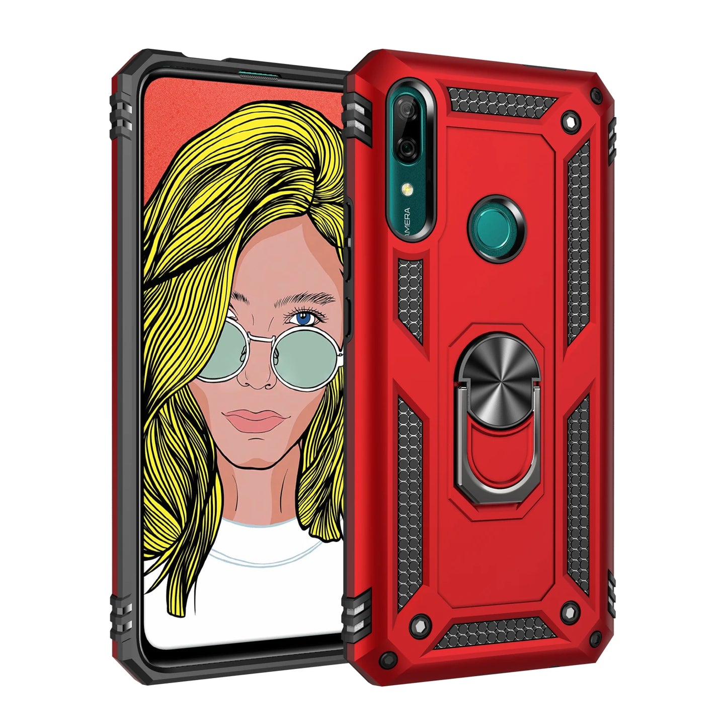 Armor Magnet Car Ring Case For Huawei Mate 20 30 P20 P30 P40 Pro Lite and others.