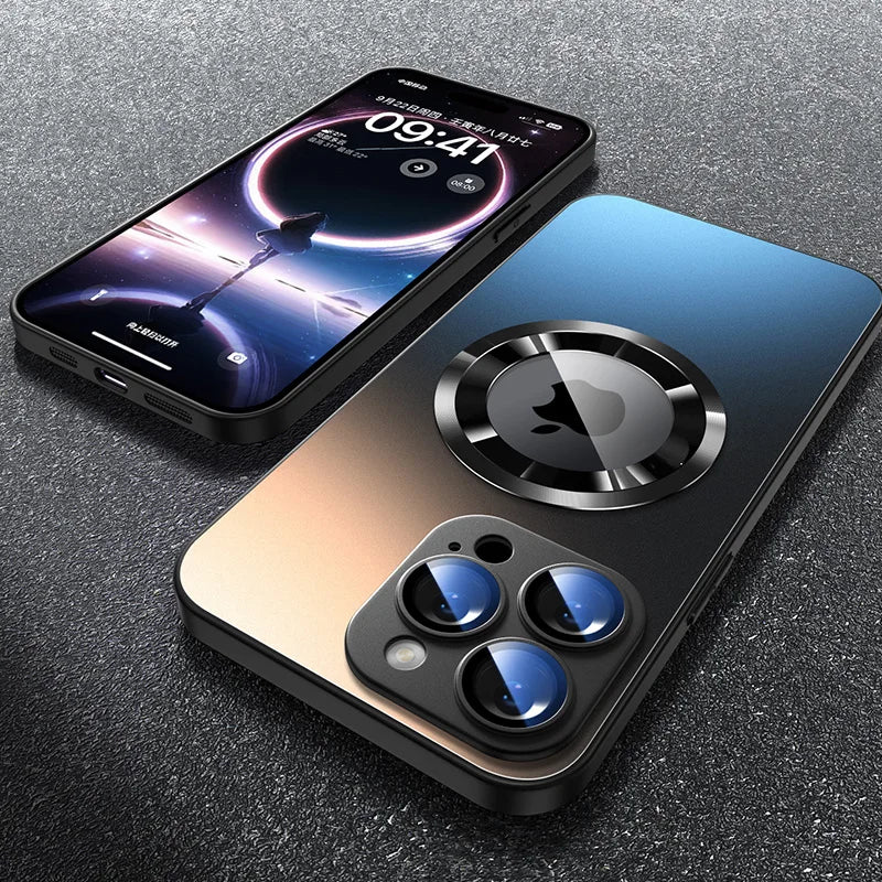 Original Matte Magnetic for Magsafe Wireless Charging Case for iPhone 15 14 Pro Max 13 12 11 Tempered Glass and others.