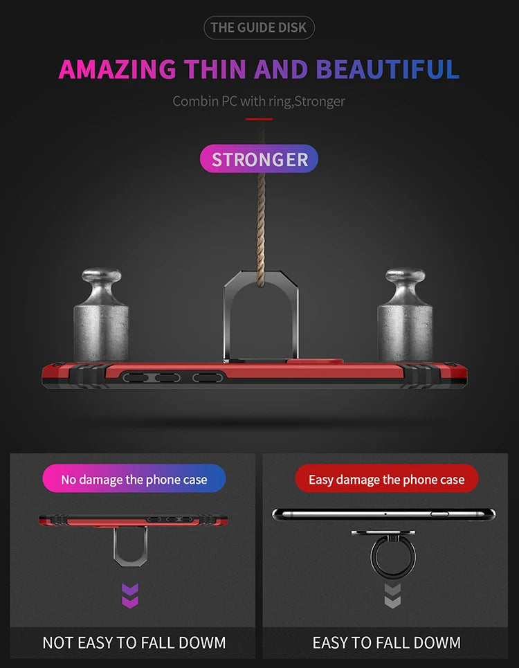 Military Grade Drop Proof Protection Cover With Kickstand For Huawei P20 P30 P40 Pro Lite P Smart 2019 Cover