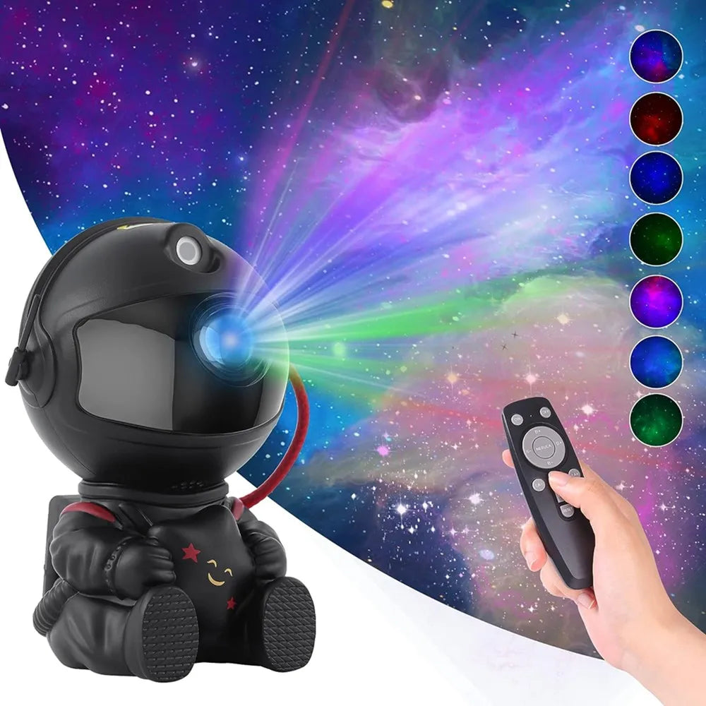 Projetor de Estrelas Galáxia - Luz Noturna Astronauta