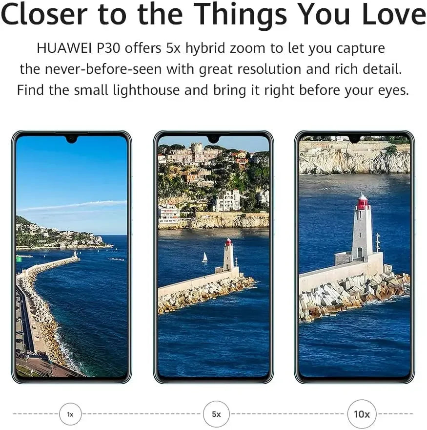 HUAWEI-P30 Smartphone com Câmera Tripla Leica, Celular Android, 128 GB, 6.1 ", 6GB de RAM, EMUI 9.1.0, novo, original