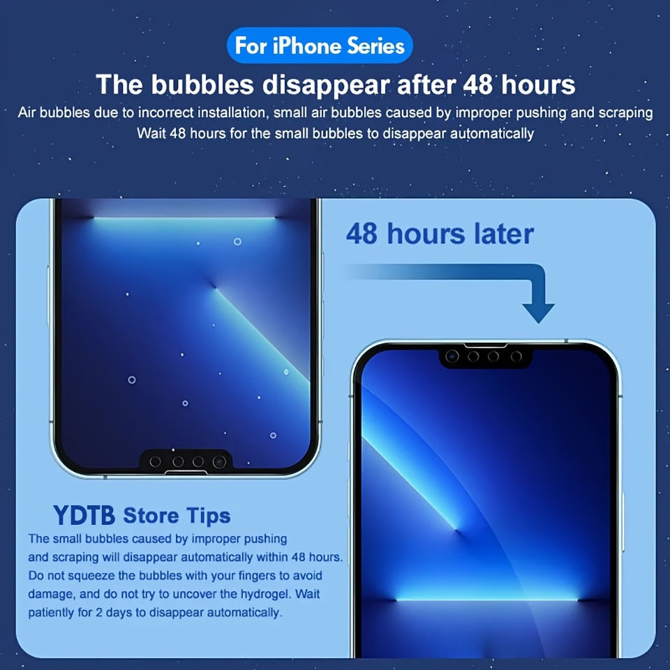 3PCS Full Cover Soft Hydrogel Film For iPhone 15 Pro Max 11 12 13 14 Pro Max Plus Screen Protector For iPhone X XR XS MAX 8 7 Plus SE2020 SE2022 SE2 SE3 Screen Protective