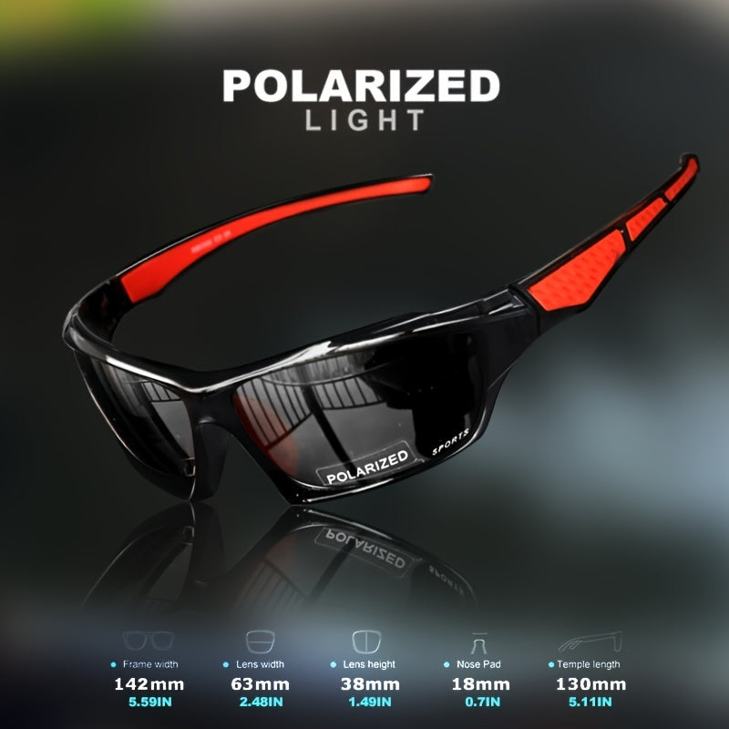 1/3pcs Polarized Sports Glasses With Color Changing Lens For Outdoor Activities Such As Fishing, Biking, Hiking, Running, And Driving. Windproof Unisex Anti-Glare Glasses.