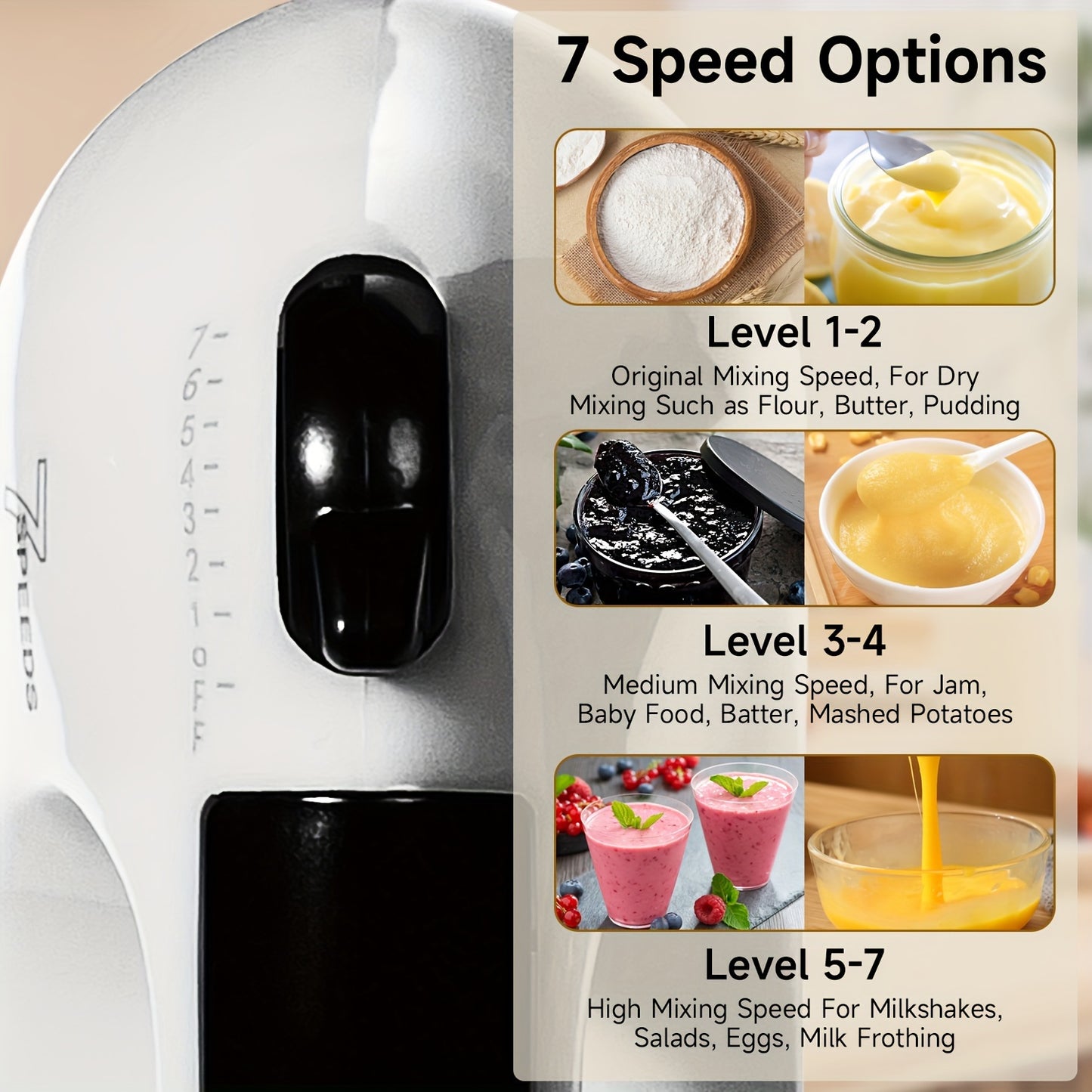 1pc, Electric Egg Beater, Mini Whisk, Handheld Sauce Stirrer, Blender, Milk Frother, Coffee Mixer, Whisk For Blending, Whisking, Beating And Stirring, Kitchen Utensils, Kitchen Supplies