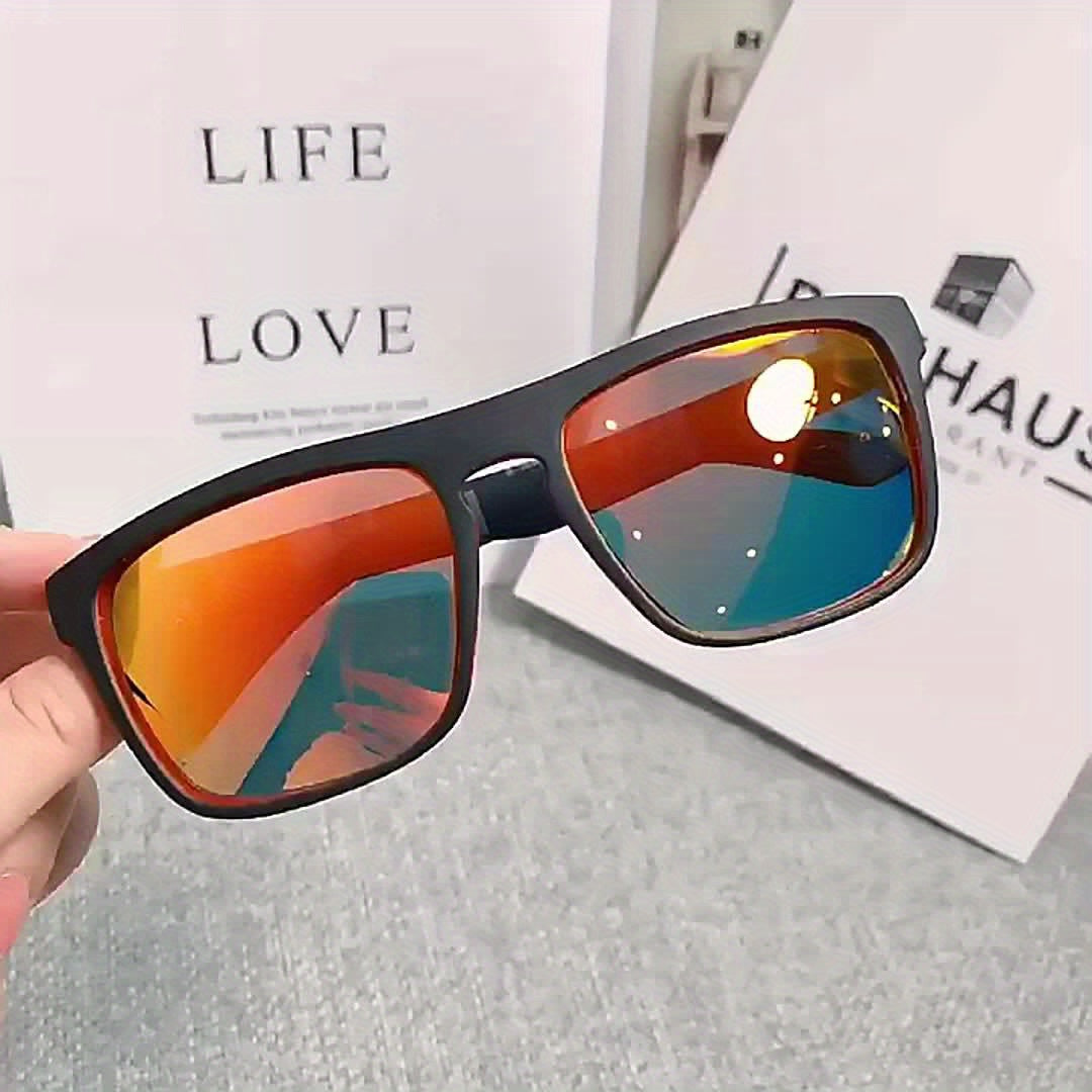 3pairs, Fantasy Cool Classic Polarized Square Fashion Glasses, For Men Women Outdoor Sports Party Vacation Travel Driving Fishing Supplies Photo Props