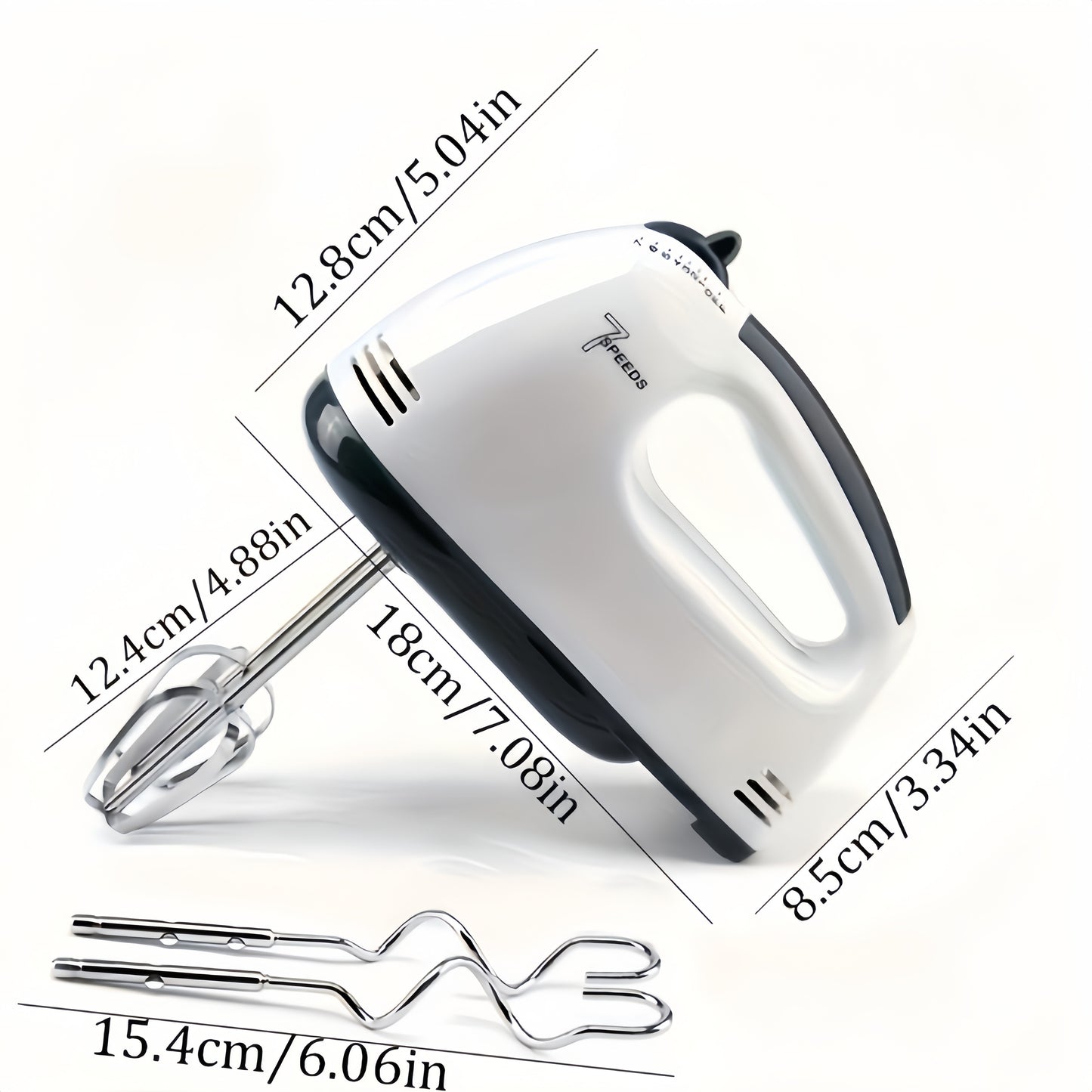 1pc, Electric Egg Beater, Mini Whisk, Handheld Sauce Stirrer, Blender, Milk Frother, Coffee Mixer, Whisk For Blending, Whisking, Beating And Stirring, Kitchen Utensils, Kitchen Supplies