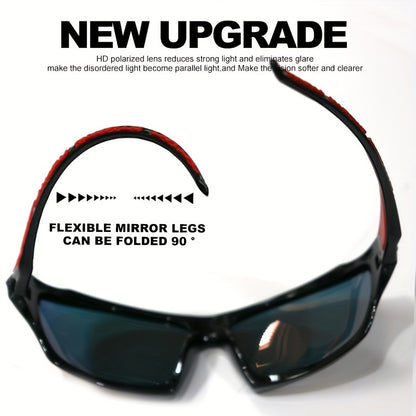 1/3pcs Polarized Sports Glasses With Color Changing Lens For Outdoor Activities Such As Fishing, Biking, Hiking, Running, And Driving. Windproof Unisex Anti-Glare Glasses.