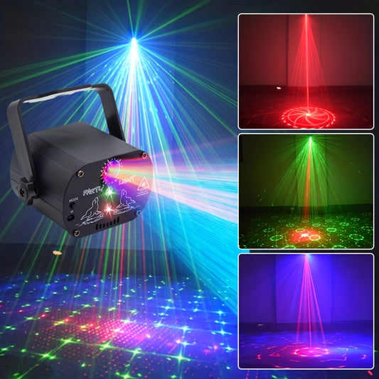 Party Lights DJ Disco Lights, Disco Ball RGB Sound-controlled LED Strobe Lights, Flashlights, Projectors, And Remote Control For Home Gatherings, Parties.