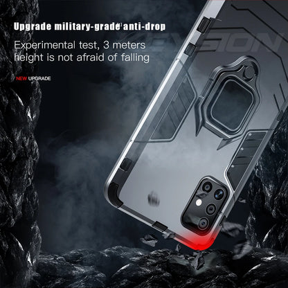 KEYSION Shockproof Case For Samsung A55 A15 A54 A53 A51 A71 A52 A72 A32 A12 M21 M31 Phone Cover for Galaxy S21 Ultra S20Plus A31