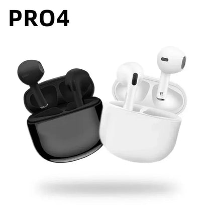 Pro4 TWS Bluetooth Earphone 9D Stereo Wireless -  Earbud HandsFree Headset With Microphone For Xiaomi iPhone