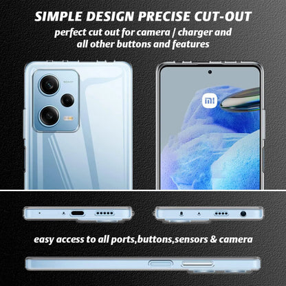 Soft Silicone Clear Phone Case For Xiaomi Redmi Note 12 Pro 5G 12 4G 12 Pro Plus 11 11S 4G 10 5G Redmi 12C 10 Transparent Cover