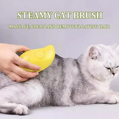 Escova a Vapor para Cães e Gatos 3 em 1
