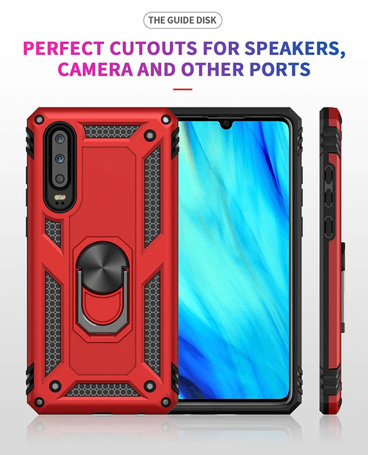 Military Grade Drop Proof Protection Cover With Kickstand For Huawei P20 P30 P40 Pro Lite P Smart 2019 Cover