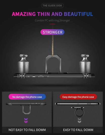Armor Magnet Car Ring Case For Huawei Mate 20 30 P20 P30 P40 Pro Lite and others.
