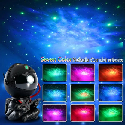 Galaxy Star Projector - Astronaut Night Light for Kids