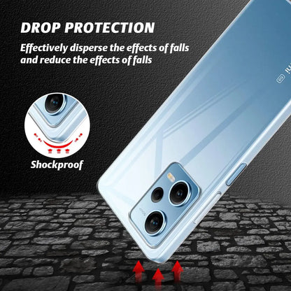 Soft Silicone Clear Phone Case For Xiaomi Redmi Note 12 Pro 5G 12 4G 12 Pro Plus 11 11S 4G 10 5G Redmi 12C 10 Transparent Cover